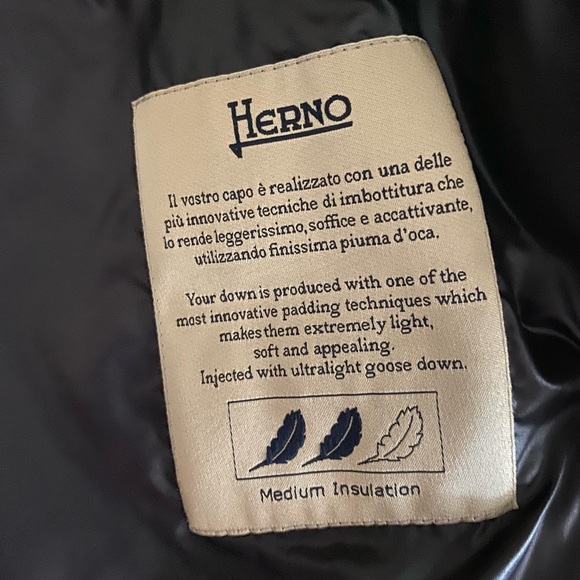 HERNO Amelia Stand Collar Down Coat - Picture 6 of 13